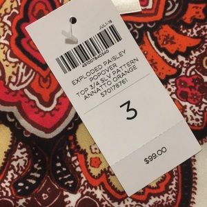 BRAND NEW! NWT!! Chico’s paisley blouse